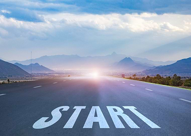 Start Way Road Motivation
