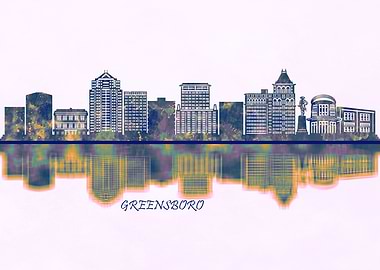Greensboro Skyline
