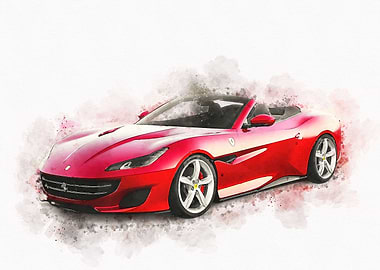 Vintage Super Sport Car