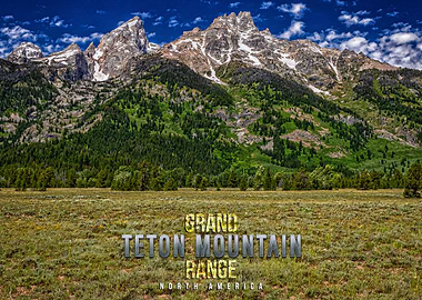 Grand Teton Mountain Range
