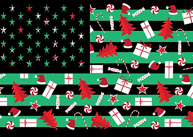 American flag graffiti gre