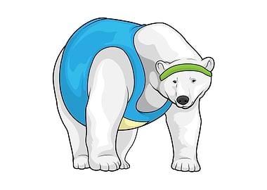 Polar bear Running Fitness
