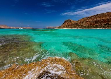 Balos lagoon Greek Island