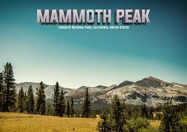 Mammoth Peak Yosemite Park