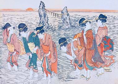 Women Worshipping The Sun