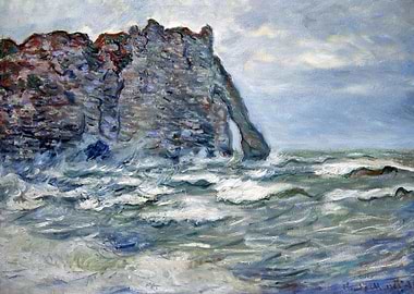 port d aval rough sea