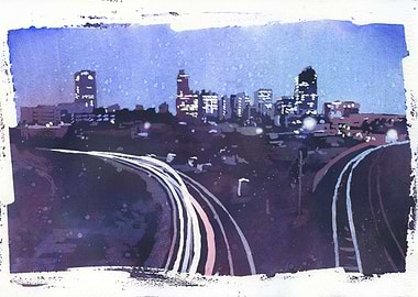 Raleigh Skyline Artwork