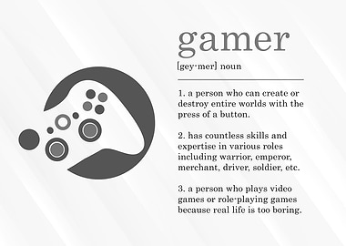 Funny Gamer Definition