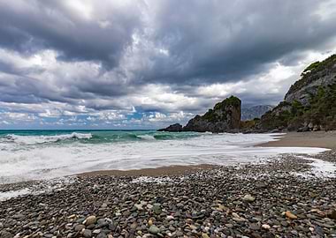 Greece, beach, Island, Sea