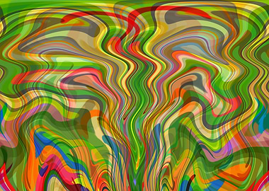 Abstract Funny Aliens