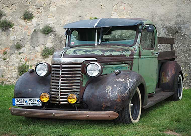 Old hot Chevrolet Truck