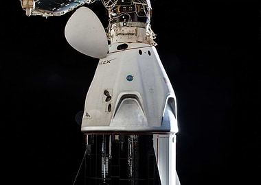 Dragon docked to ISS