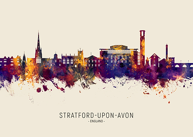 Stratford on Avon Skyline