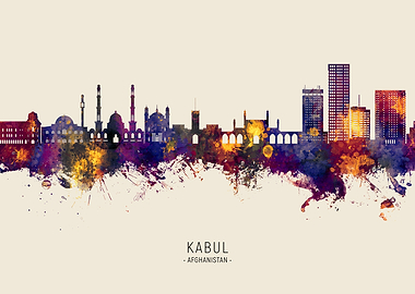 Kabul Skyline Afghanistan