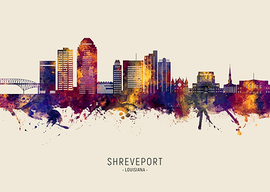 Shreveport Skyline LA