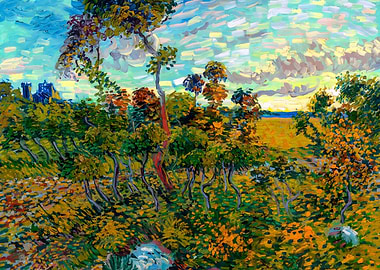 Sunset at Montmajour