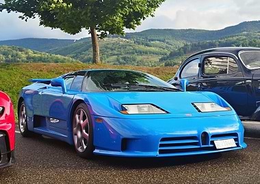 Modern Bugatti Sports Car