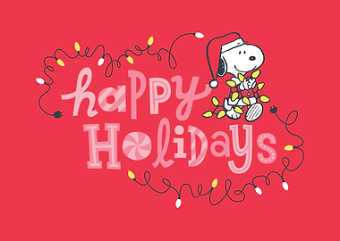 Happy Holidays Snoopy