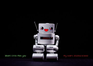 Robot toy cheerful first m