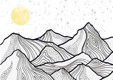 mountain illustration