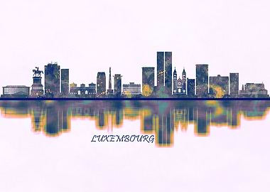 Luxembourg City Skyline