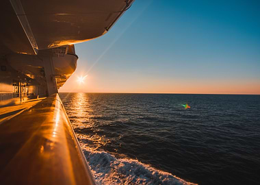 Sunset at Sea