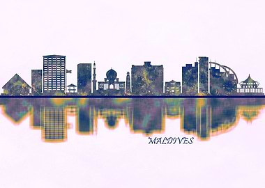 Maldives Skyline