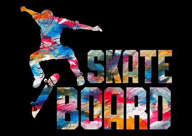 Skateboard Stunt Jump