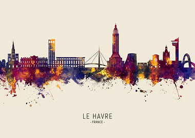 Le Havre Skyline France