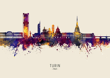 Turin Skyline Italy