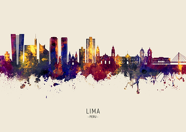Lima Skyline Peru