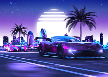 Race Car Synthwave