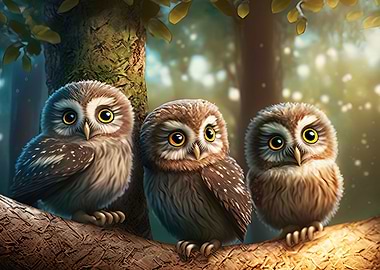 owl tree three