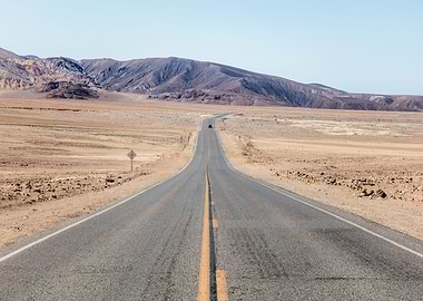On the Road Death valley