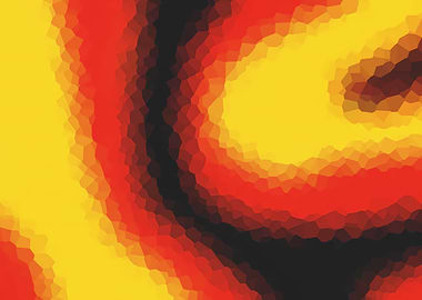 Low poly German flag color