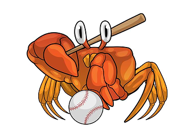 Crab Baseball Sports