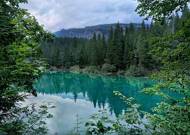 Mountain Lake Caumasee 2