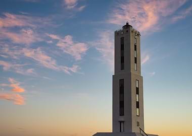 Lighthouse sunset
