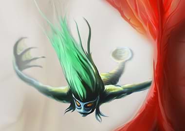 Sea Monster underwater