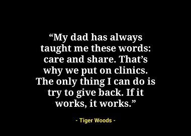 Tiger woods quotes