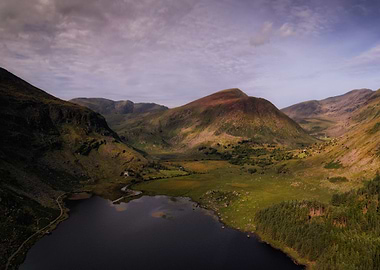 Mountains from above