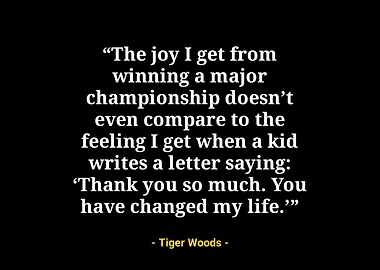 Tiger woods quotes