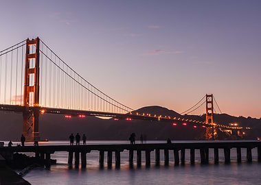 Golden Gate Bridge Sunset