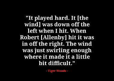 Tiger woods quotes