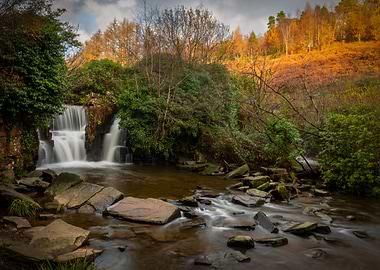Penllergare waterfall