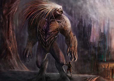 Monster fantasy art