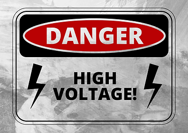 danger sign high voltage