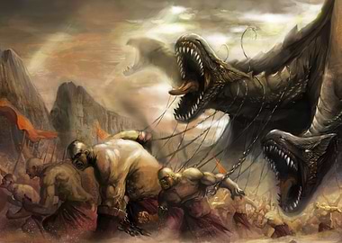 god of war game monster