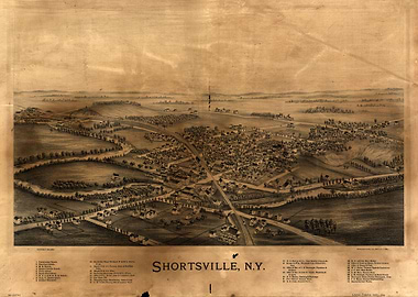 Shortsville New York 1892