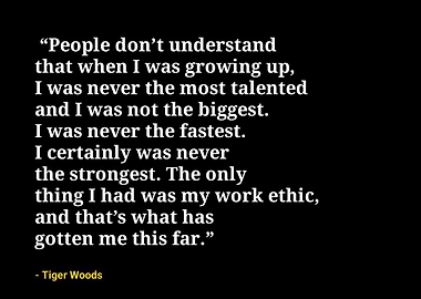 Tiger woods quotes